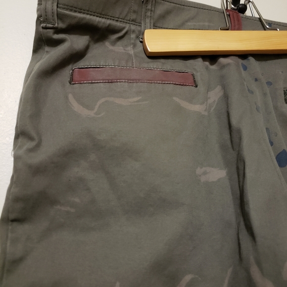 InkBlot Space Hippo Trouser Custom Patchwork Visible Mending Hand Stitched - Picture 10 of 16